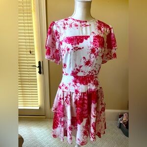 Beautiful Keepsake the Label Red Roses Dress size small new